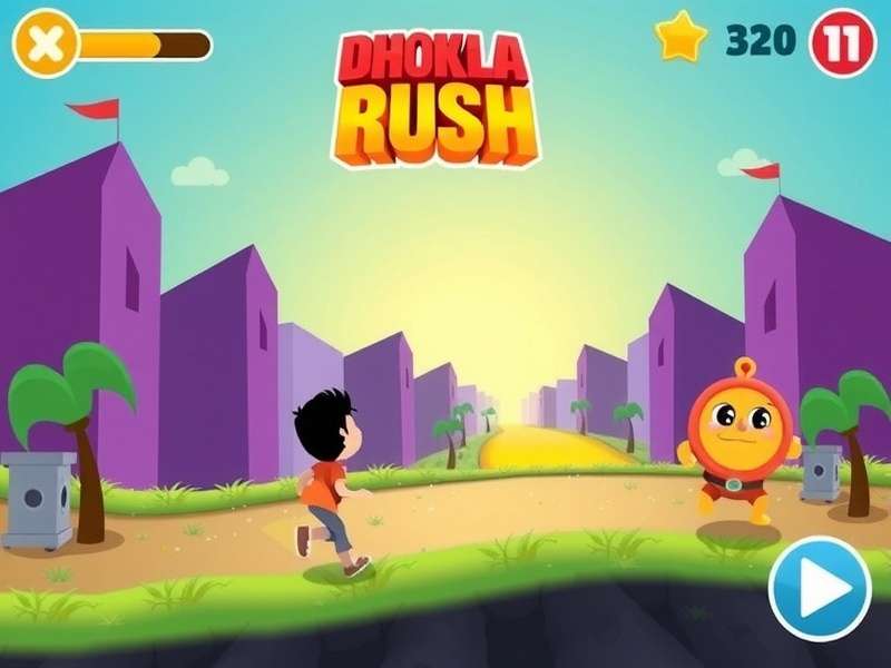 Dhokla Dash Rush gameplay screenshot